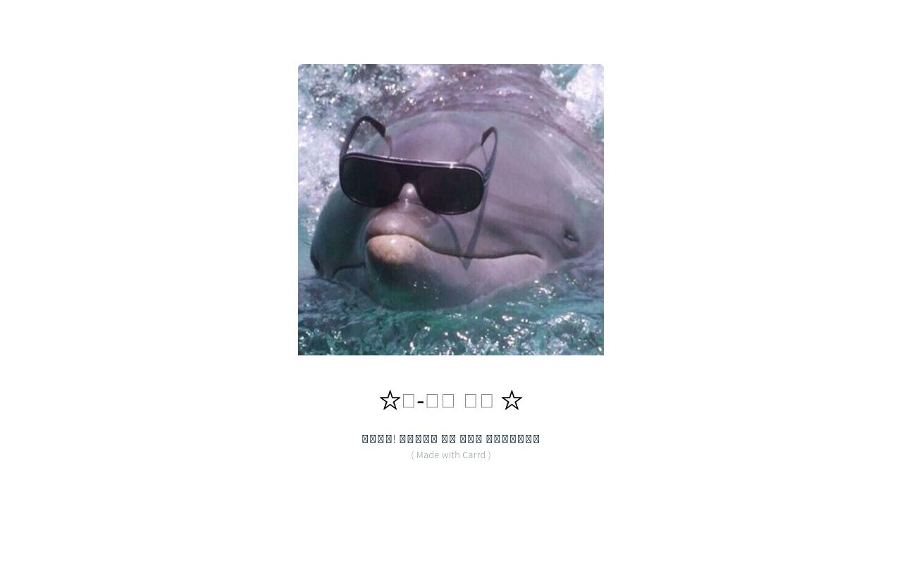 Carrd profile picture for @dolphins